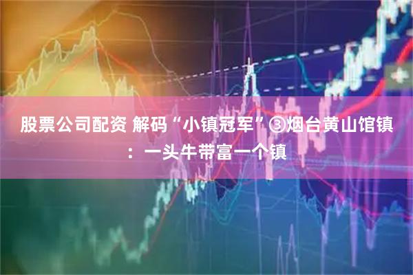 股票公司配资 解码“小镇冠军”③烟台黄山馆镇：一头牛带富一个镇